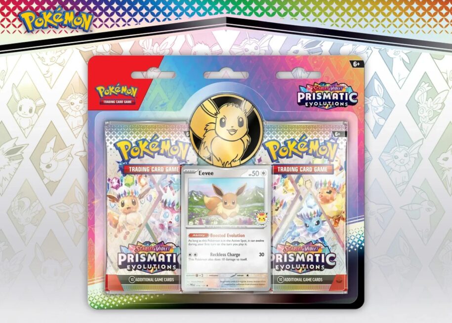 Celebrate Pokémon Day with the Prismatic Evolutions Eevee Blister!