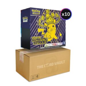 Pokemon TCG - Scarlet & Violet - Surging Sparks - Display Case (10x Elite Trainer Boxes)